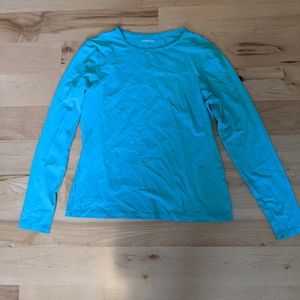 Lands’ End Women’s Swim Tee Rash Guard. Small